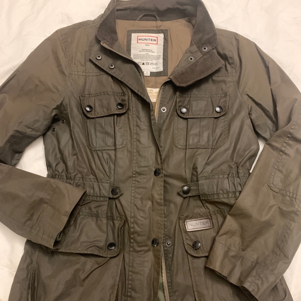 Hunter Olive Green Utility Jacket